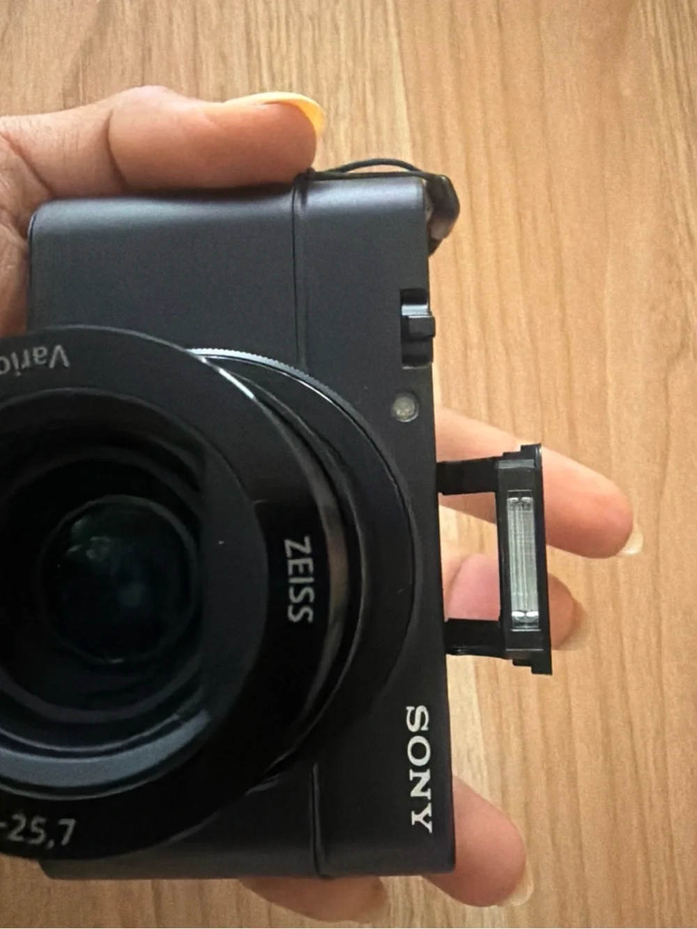 Sony Black Compact Digital Camera with Flip Screen